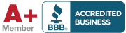 A+ Member of the Better Business Bureau
